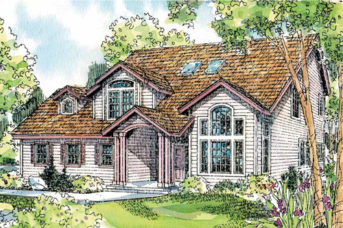 Traditional House Plan - Olivia - Front Exterior 