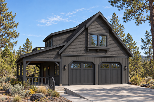 Craftsman House Plan - - Front Exterior 