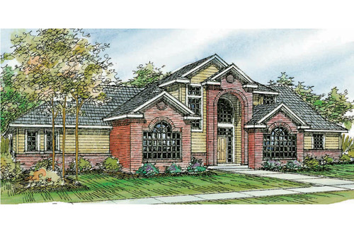 Traditional House Plan - Bloomsburg - Front Exterior 