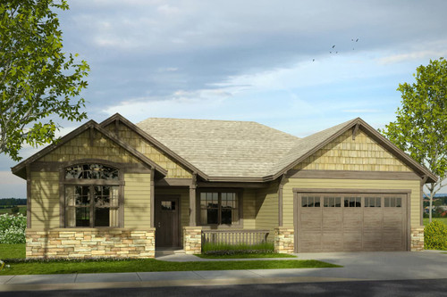 Cottage House Plan - Afton - Front Exterior 