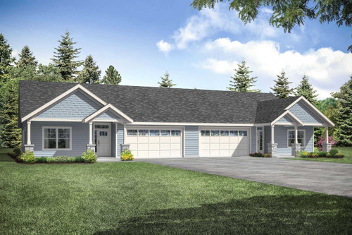 Cottage House Plan - Dewberry - Front Exterior 