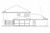Mediterranean House Plan - Houston 11-044 - Rear Exterior 