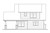 Bungalow House Plan - Blue River 30-789 - Rear Exterior 
