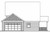 Bungalow House Plan - Fillmore 30-589 - Rear Exterior 