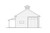 Farmhouse House Plan - Garage 20-377 - Rear Exterior 