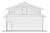 Craftsman House Plan - Garage 20-049 - Right Exterior 