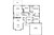 Ranch House Plan - Baldwin 30-019 - 1st Floor Plan 