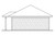 Craftsman House Plan - Garage 20-006 - Rear Exterior 