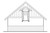 Craftsman House Plan - Garage w/Storage 20-013 - Rear Exterior 