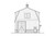 Farmhouse House Plan - RV Garage 20-525 - Rear Exterior 