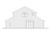 Country House Plan - Barn 20-558 - Rear Exterior 