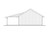 Ranch House Plan - Garage 20-623 - Rear Exterior 