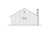 Secondary Image - Craftsman House Plan - Garage w/ Living 20-491 - Rear Exterior 