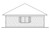 Shingle-Style House Plan - Garage 20-246 - Left Exterior 