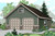 Traditional House Plan - Garage 20-005 - Front Exterior 