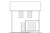 Cottage House Plan - Emerson 30-108 - Rear Exterior 