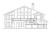 Lodge Style House Plan - Catkin 30-152 - Rear Exterior 