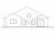 Secondary Image - Craftsman House Plan - Westwood 30-693 - Rear Exterior 