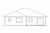 Secondary Image - Craftsman House Plan - Harlequin 30-759 - Rear Exterior 