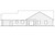 Secondary Image - Ranch House Plan - Brightheart 10-610 - Rear Exterior 