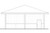Traditional House Plan - Garage 20-151 - Left Exterior 