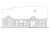 Country House Plan - Brookside 30-613 - Rear Exterior 