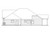 Ranch House Plan - Heartington 10-550 - Left Exterior 