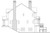 Colonial House Plan - Princeton 30-497 - Right Exterior 