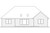 Ranch House Plan - Barrington 31-058 - Rear Exterior 