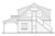 Craftsman House Plan - Garage 20-020 - Rear Exterior 