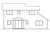 Traditional House Plan - Wethersfield 30-702 - Rear Exterior 