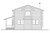 A-Frame House Plan - Eagleton 30-020 - Rear Exterior 