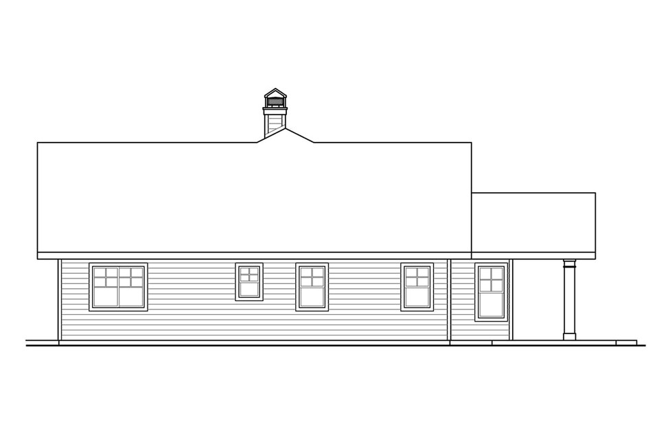 Elk Lake One Story House Plans Ranch Style Homes Associated Designs
