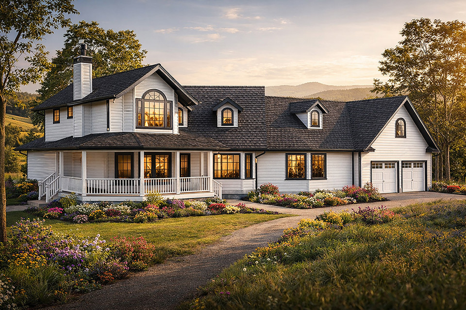 Hayward House Plan Features Wraparound Porch and Vaulted Ceilings ...