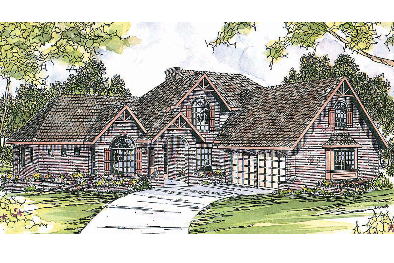 European Marcellus House Plan is Handsome and Versatile Associated