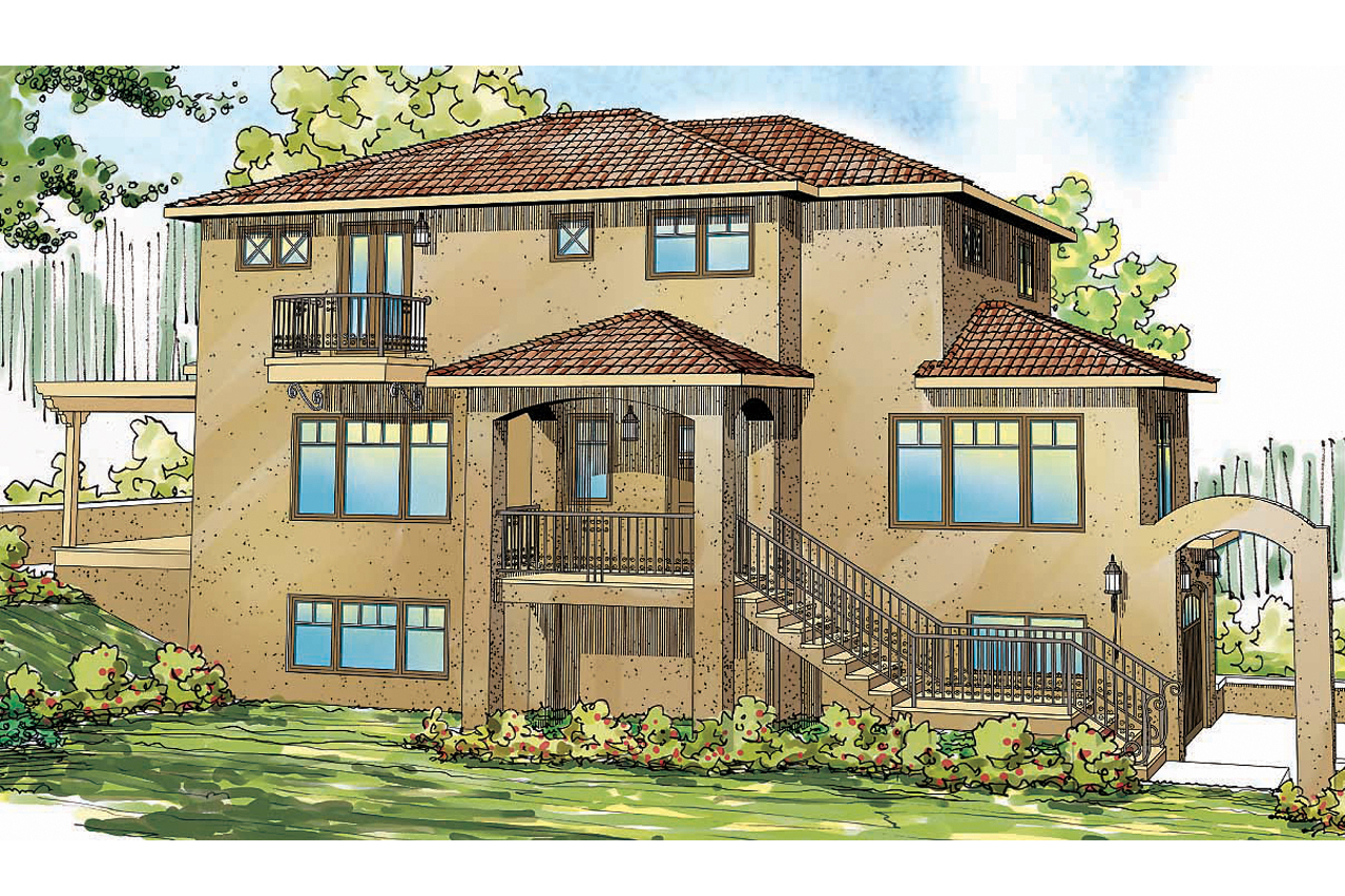 Southwestern Spirit In The Santa Rosa House Plan Associated Designs