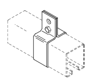 Black Clamp Hanger #106B