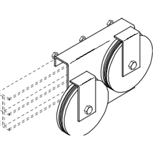 Black HD 4" Double End Pulley 3/16 Groove #303M Black HD 4" Double End Pulley 3/16 Groove #303M