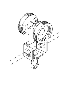 Single Carrier, 6" Trim Chain #101-6