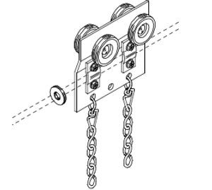 Black Urethane Master, 6" Trim Chain #229-6 Black Urethane Master, 6" Trim Chain #229-6