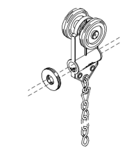 Black Urethane Single Carrier #428 Black Urethane Single Carrier #428