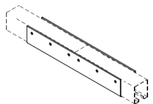 Black Ceiling Splice  #127B