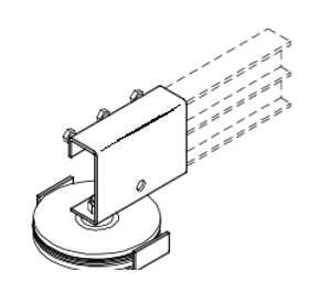 Black HD 4" Single End Pulley 3/16 Groove #304M Black HD 4" Single End Pulley 3/16 Groove #304M