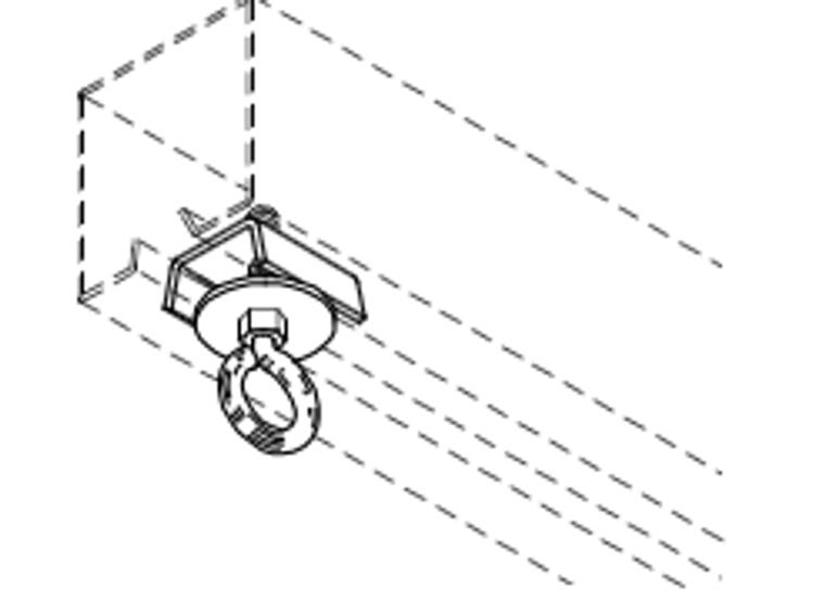 Black End Stop & Cord Support #409B