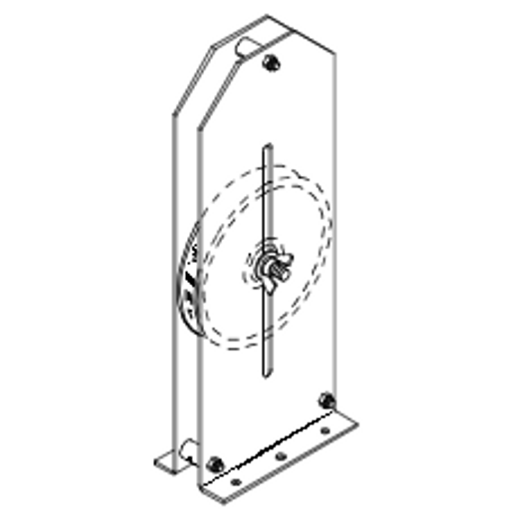 Black 6" Adjustable Floor Block #432