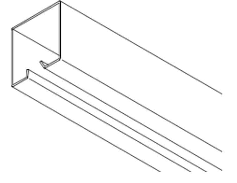 Black 20' Steel Track #410S-20B