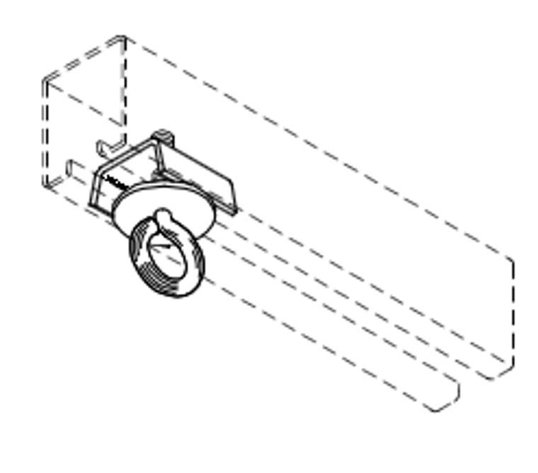 Black End Stop & Cord Support #109B