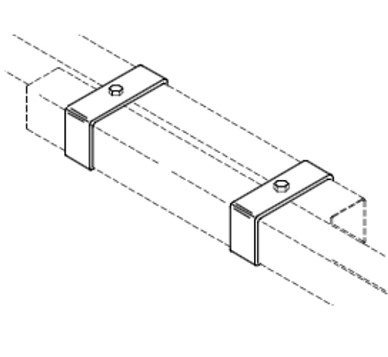 Black Overlap Clamp #205