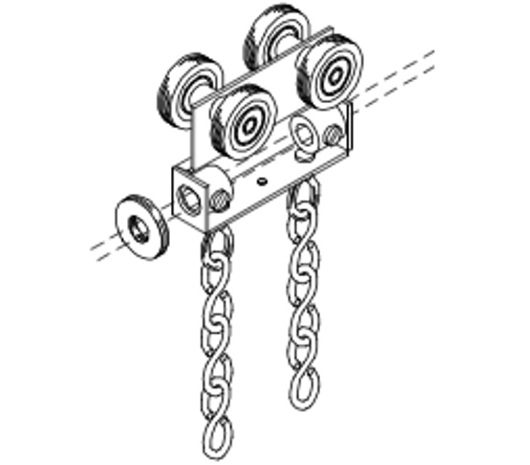 Black Nylon BB Master, 6" Trim Chain #117B-6 Black Nylon BB Master, 6" Trim Chain #117B-6