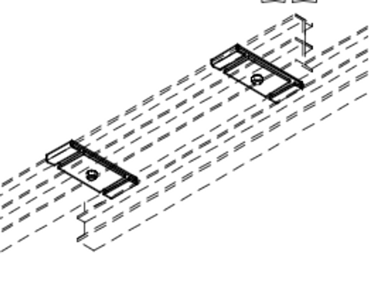 Black Overlap Clamp #305B